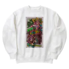 ねこのLAPHCONESSのラフヴーリン　アメコミ風透過 Heavyweight Crew Neck Sweatshirt