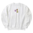 ゆるの動物たち。 Heavyweight Crew Neck Sweatshirt