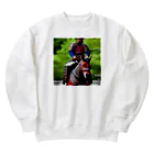 ミラくまの鎧を着た侍 Heavyweight Crew Neck Sweatshirt