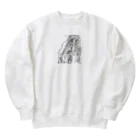 ぎゃめしょっぷのこわいおんなのひと Heavyweight Crew Neck Sweatshirt