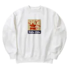 Siderunの館 B2のレトロ看板風なしゃぶしゃぶ Heavyweight Crew Neck Sweatshirt