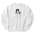 nekono-tatsukiの大喜る猫 Heavyweight Crew Neck Sweatshirt