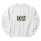 shop kochibiのこねこんずのむぎの2 Heavyweight Crew Neck Sweatshirt