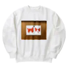 mickopyのハチワレシルエットズ Heavyweight Crew Neck Sweatshirt