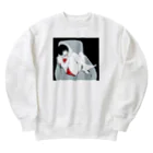 らもちーカンパニーの赤い下着で強気にgo Heavyweight Crew Neck Sweatshirt