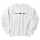 by nのideal Heavyweight Crew Neck Sweatshirt