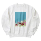 はっちゃんの空とコスモス Heavyweight Crew Neck Sweatshirt