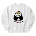 ramuramu05のねこむすび(天) Heavyweight Crew Neck Sweatshirt