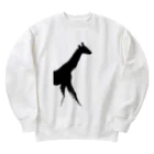 tomorebiのSunlight Giraffe Heavyweight Crew Neck Sweatshirt