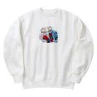 amemugi（あめむぎ）のあしかせ。 Heavyweight Crew Neck Sweatshirt