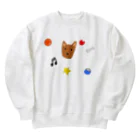 みけにゃんショップのHappy DOG LIFE♪ Heavyweight Crew Neck Sweatshirt