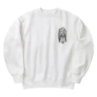 平文子@淡路島#農家の雑談カードNo.021のブロ雅さんの平白菜 Heavyweight Crew Neck Sweatshirt