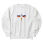 IZANAMI by Akane YabushitaのWisdom Eyes（ブッダの瞳） Heavyweight Crew Neck Sweatshirt