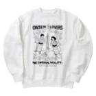 温泉グッズ@ブーさんとキリンの生活のONSEN LOVERS Heavyweight Crew Neck Sweatshirt