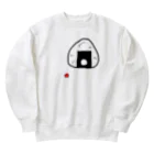 ぷにSHOPの梅干し君脱走 Heavyweight Crew Neck Sweatshirt