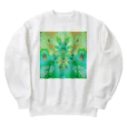 egg Artworks & the cocaine's pixのgrêên cr∆dê. Heavyweight Crew Neck Sweatshirt