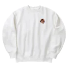 舞妓グッズ専門店『オツボネーズ』のあっこねえさん（ワンポイント） Heavyweight Crew Neck Sweatshirt