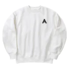 noisie_jpの【A】イニシャル × Be a noise. Heavyweight Crew Neck Sweatshirt