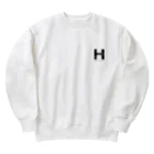 noisie_jpの【H】イニシャル × Be a noise. Heavyweight Crew Neck Sweatshirt