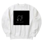 sugiakoのすぎあこのロゴ黒 Heavyweight Crew Neck Sweatshirt