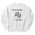 onehappinessのシェルティ　イラスト　forever Heavyweight Crew Neck Sweatshirt