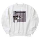 ちびと歩けばの魂とちびちゃん Heavyweight Crew Neck Sweatshirt