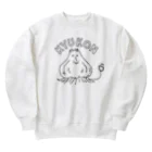 トシゾーのSUZURIのとこのキュウコン（アーチ文字） Heavyweight Crew Neck Sweatshirt