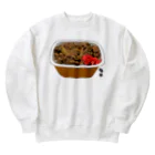 脂身通信Ｚの牛丼べんとう_230110 Heavyweight Crew Neck Sweatshirt