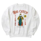 420 MUSIC FACTORYのBig catch 大物ゲット！　魚　釣り ヘビーウェイトスウェット