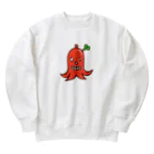 Siderunの館 B2のドクロ風味なタコさんウインナー Heavyweight Crew Neck Sweatshirt