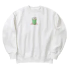 ぱ！のふわふわねこ クリームソーダ Heavyweight Crew Neck Sweatshirt