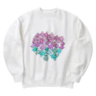 差替洋装店の長女さんの花畑 Heavyweight Crew Neck Sweatshirt