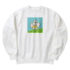 ひふみのいかり肩うさぎ（喜平ネックレス） Heavyweight Crew Neck Sweatshirt