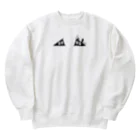 Jackalope Houseの忍者スリスリくん&忍者ッカロープ Heavyweight Crew Neck Sweatshirt