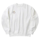 絵娯クリエイトのひのもとにゃんこ®️ 民謡歌手 /ナギちゃん Heavyweight Crew Neck Sweatshirt