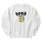 putikoのビール好きだよ！ Heavyweight Crew Neck Sweatshirt