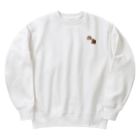Kotetsu diary(SUZURI店)のゆるゆるシェルティ Heavyweight Crew Neck Sweatshirt