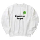 Nice Japanese words? !のEspecie en peligro Heavyweight Crew Neck Sweatshirt