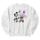 ケモ好きな子ノ原家のハイポテンシャルウサギさん Heavyweight Crew Neck Sweatshirt