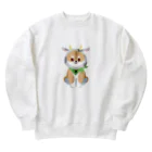 akihitoshiba21の牡牛座の柴 Heavyweight Crew Neck Sweatshirt