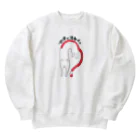 生存しよ！の流動体ねこ クエスチョニング Heavyweight Crew Neck Sweatshirt