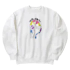 生存しよ！の流動体ねこ バイジェンダー フラッグカラー Heavyweight Crew Neck Sweatshirt