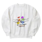 むちんアゲショップの家族のかたち Heavyweight Crew Neck Sweatshirt