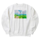 肉まん屋の肉まん風景画Ⅱ Heavyweight Crew Neck Sweatshirt