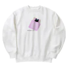 くろねこの猫が寝込んだ Heavyweight Crew Neck Sweatshirt