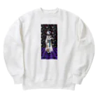 ハク坊の御狐神ハク坊 Heavyweight Crew Neck Sweatshirt