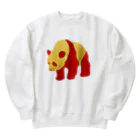 広熨斗隼人SHOPの広熨斗隼人のカラーパンダ🐼２ Heavyweight Crew Neck Sweatshirt