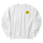 Tsubachan Shop【シンプルでかっこいい・かわいいデザイン中心】のスマイルくん Heavyweight Crew Neck Sweatshirt