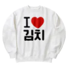 한글팝-ハングルポップ-HANGEUL POP-の김치-キムチ- Heavyweight Crew Neck Sweatshirt