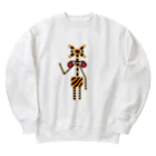 Yourlifeの踏切マン Heavyweight Crew Neck Sweatshirt